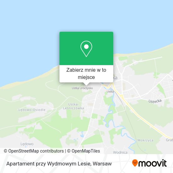 Mapa Apartament przy Wydmowym Lesie