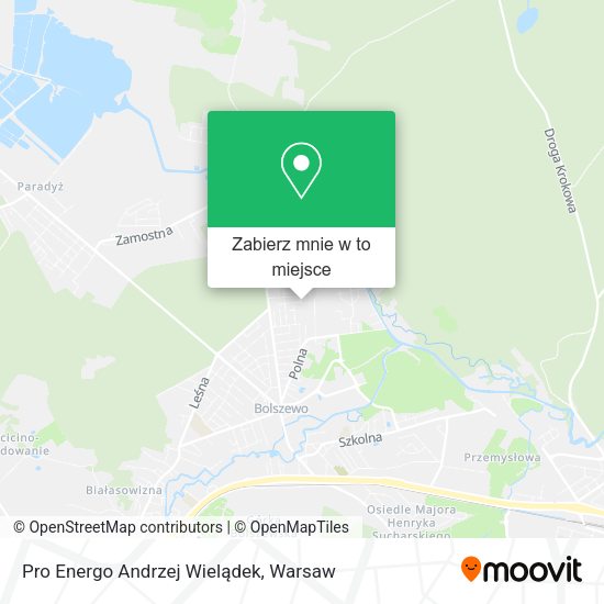 Mapa Pro Energo Andrzej Wielądek