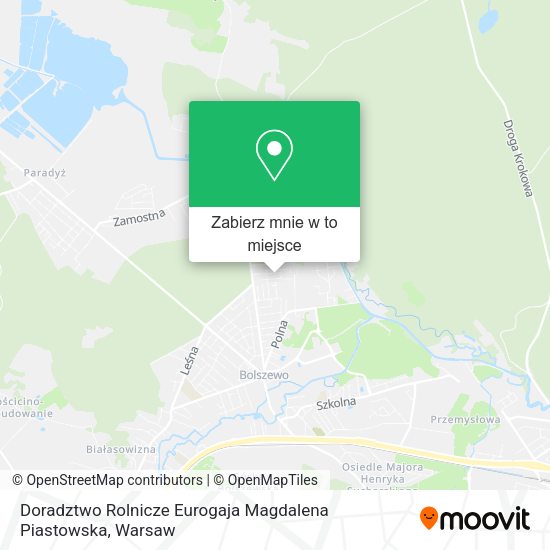 Mapa Doradztwo Rolnicze Eurogaja Magdalena Piastowska