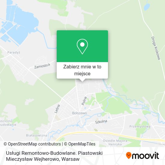 Mapa Usługi Remontowo-Budowlane. Piastowski Mieczysław Wejherowo