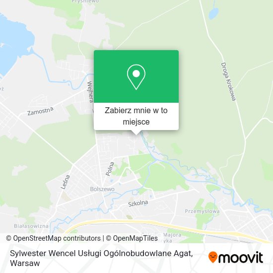 Mapa Sylwester Wencel Usługi Ogólnobudowlane Agat