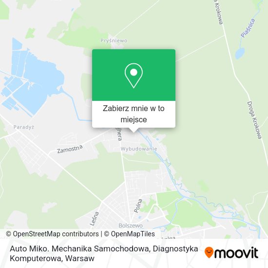 Mapa Auto Miko. Mechanika Samochodowa, Diagnostyka Komputerowa