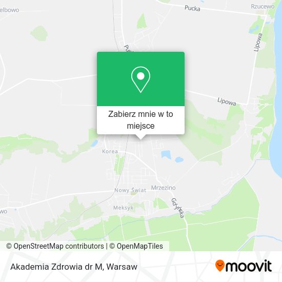 Mapa Akademia Zdrowia dr M