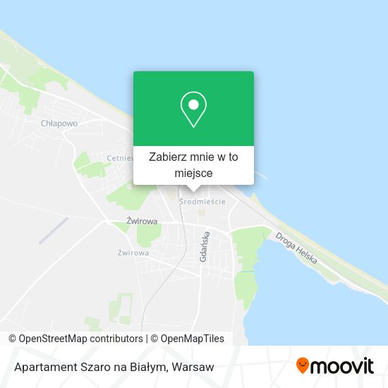 Mapa Apartament Szaro na Białym