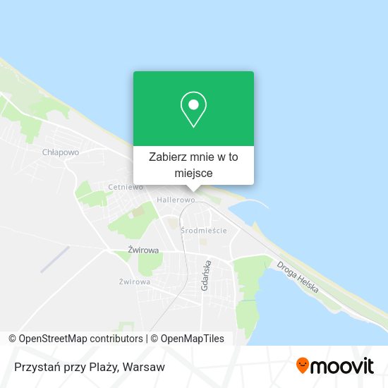 Mapa Przystań przy Plaży