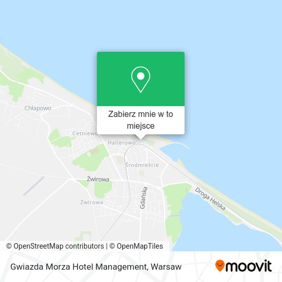 Mapa Gwiazda Morza Hotel Management