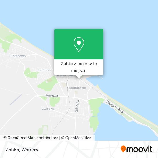 Mapa Zabka