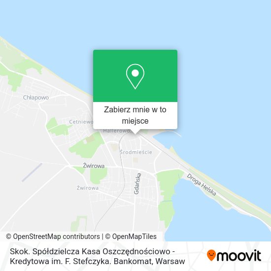 Mapa Skok. Spółdzielcza Kasa Oszczędnościowo - Kredytowa im. F. Stefczyka. Bankomat