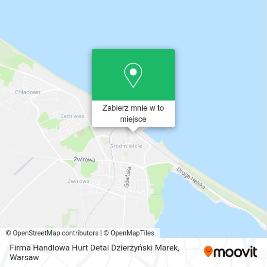 Mapa Firma Handlowa Hurt Detal Dzierżyński Marek