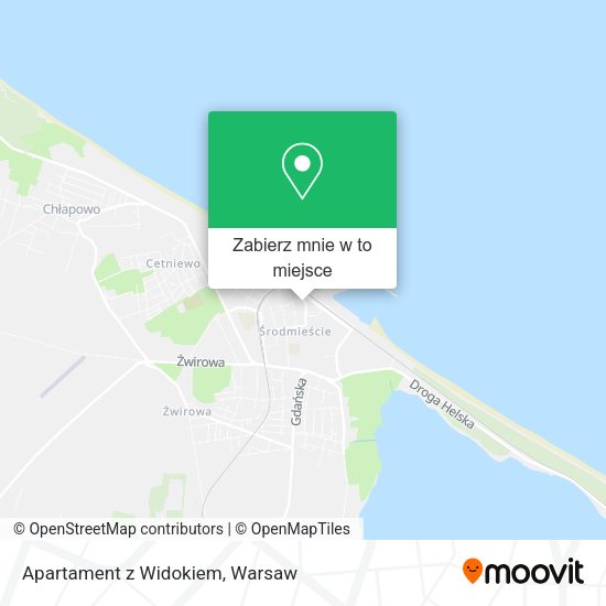 Mapa Apartament z Widokiem