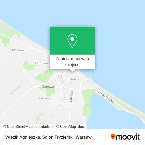 Mapa Więzik Agnieszka. Salon Fryzjerski