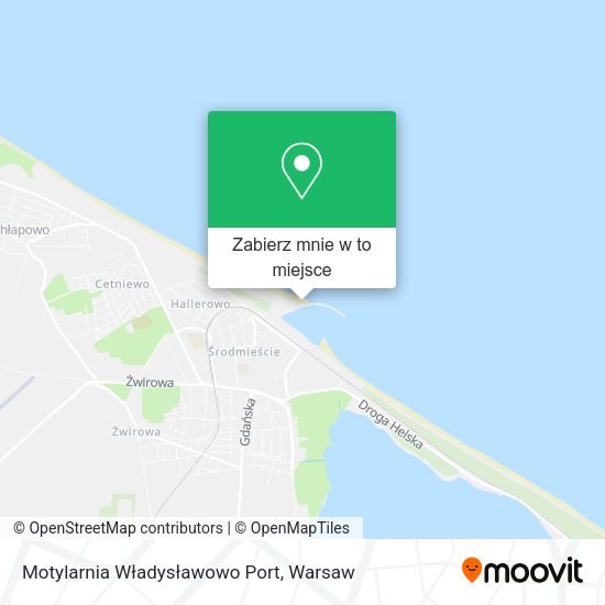 Mapa Motylarnia Władysławowo Port