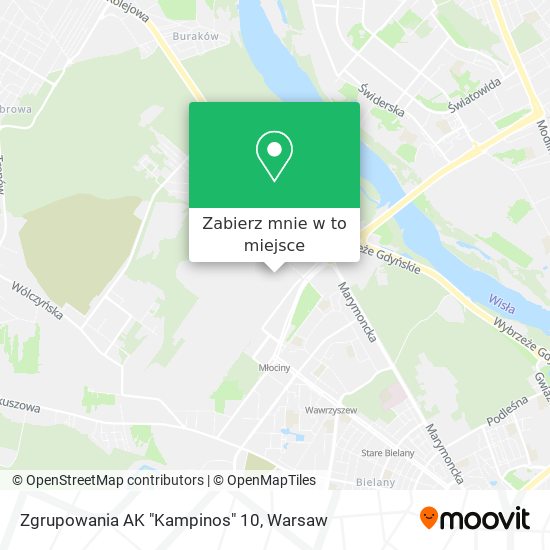 Mapa Zgrupowania AK "Kampinos" 10