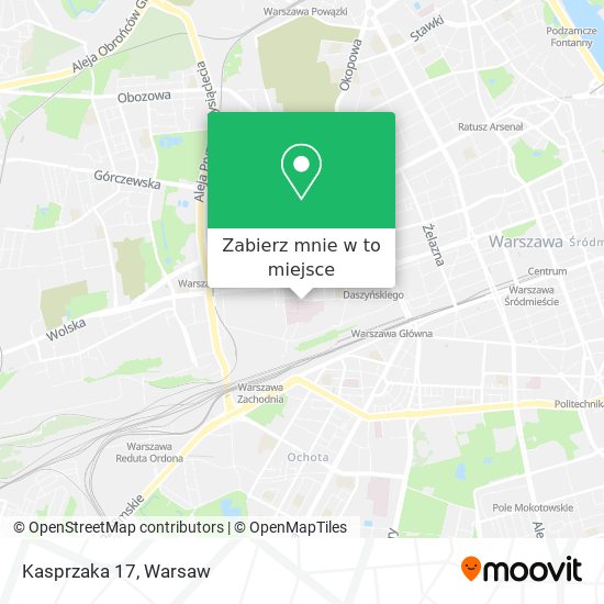 Mapa Kasprzaka 17