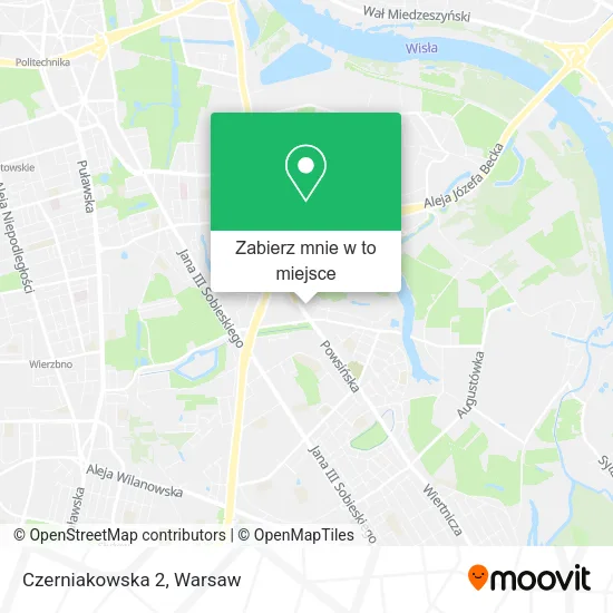 Mapa Czerniakowska 2