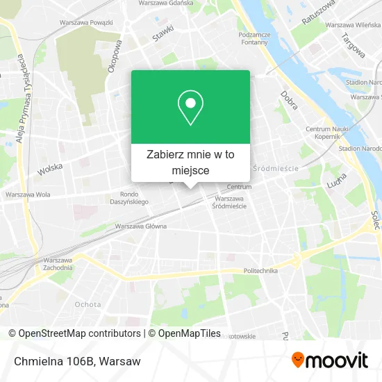 Mapa Chmielna 106B