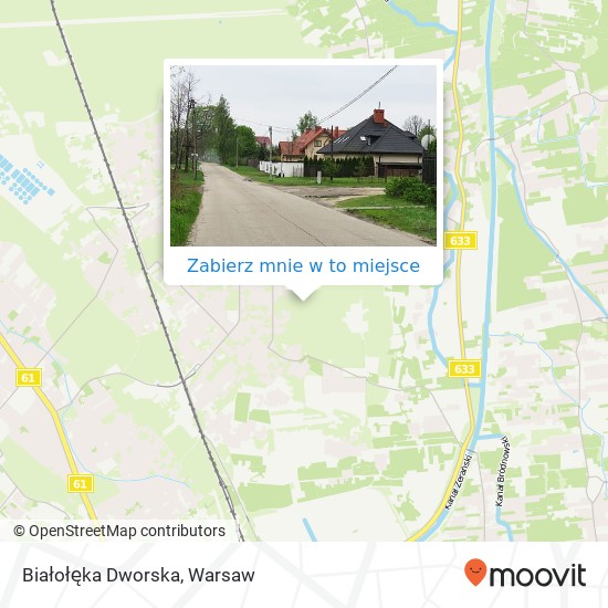 Mapa Białołęka Dworska