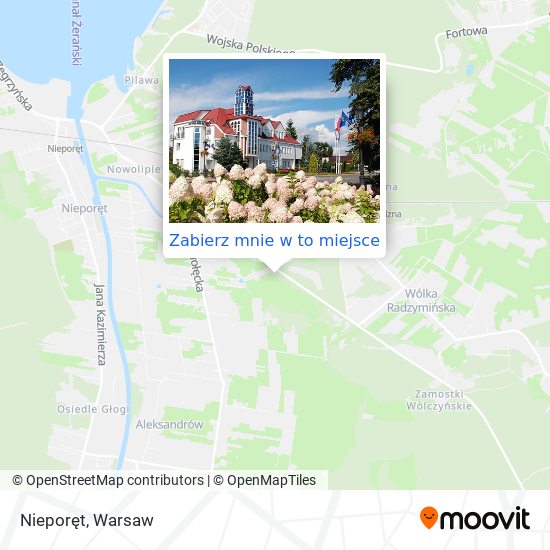 Mapa Nieporęt