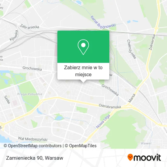 Mapa Zamieniecka 90