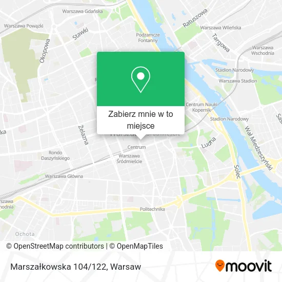 Mapa Marszałkowska 104/122