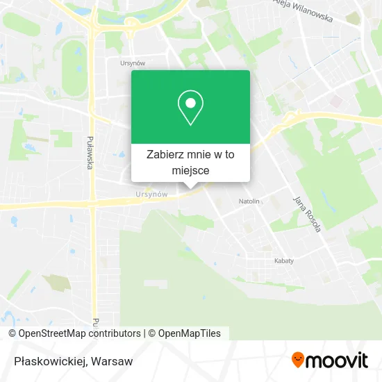 Mapa Płaskowickiej