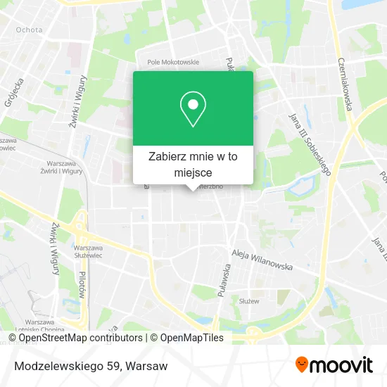 Mapa Modzelewskiego 59