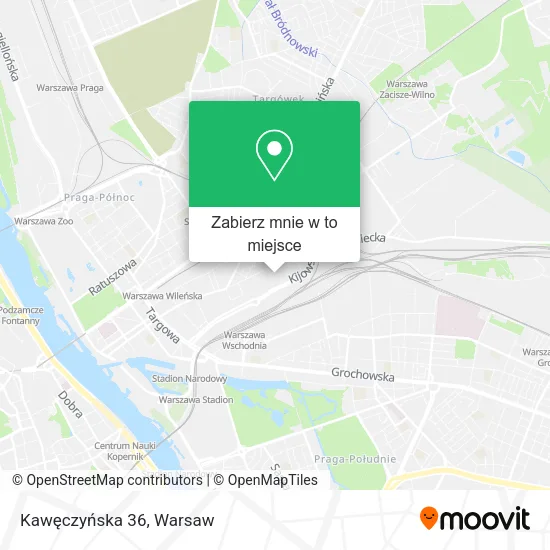 Mapa Kawęczyńska 36