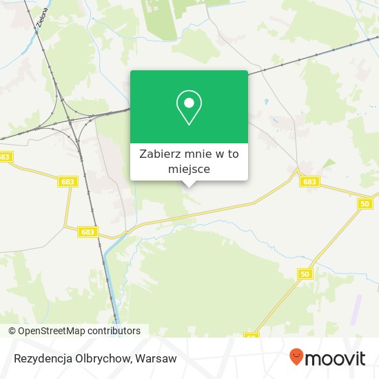 Mapa Rezydencja Olbrychow