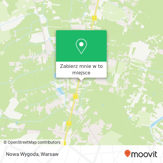 Mapa Nowa Wygoda