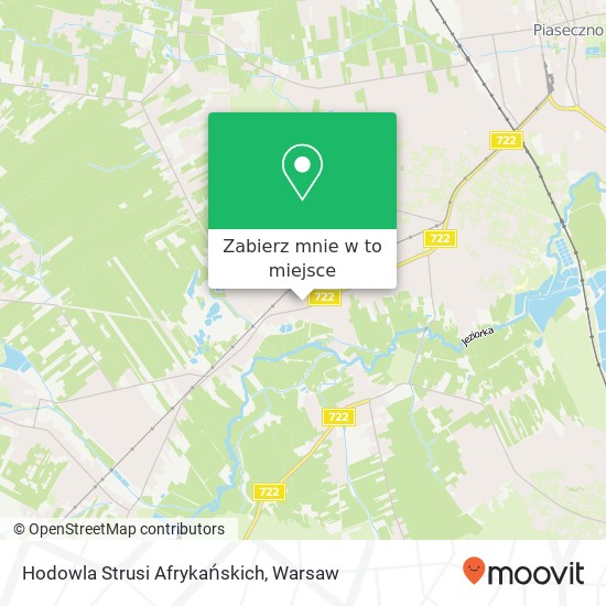 Mapa Hodowla Strusi Afrykańskich