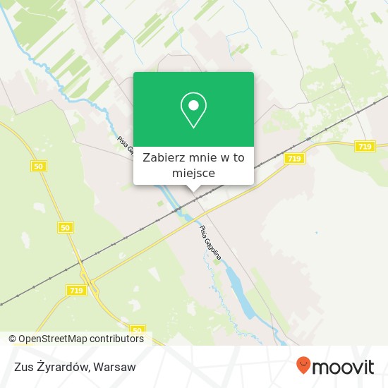 Mapa Zus Żyrardów