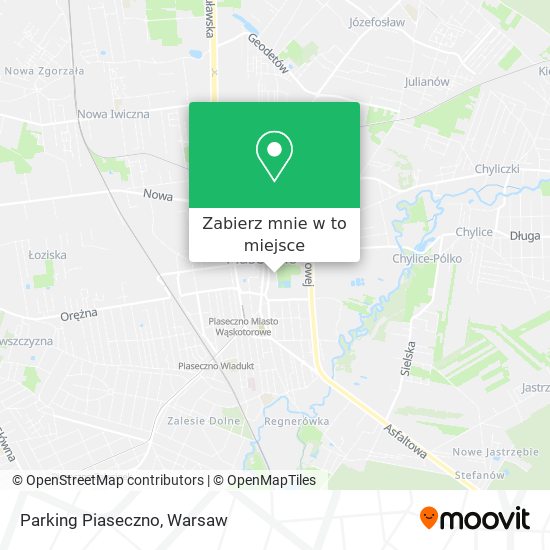 Mapa Parking Piaseczno