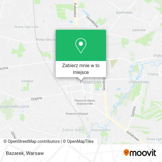 Mapa Bazarek