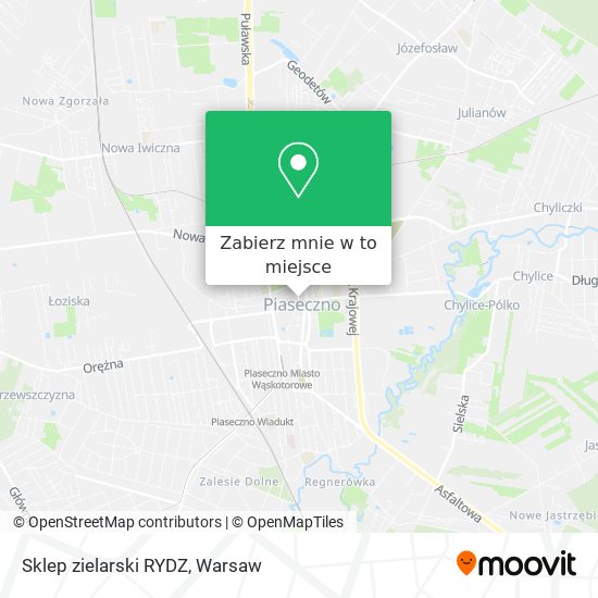 Mapa Sklep zielarski RYDZ