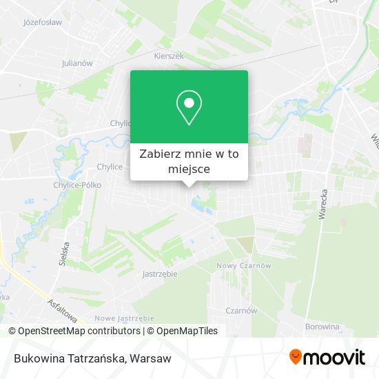 Mapa Bukowina Tatrzańska