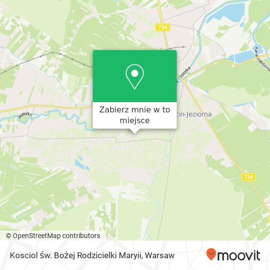 Mapa Kosciol św. Bożej Rodzicielki Maryii