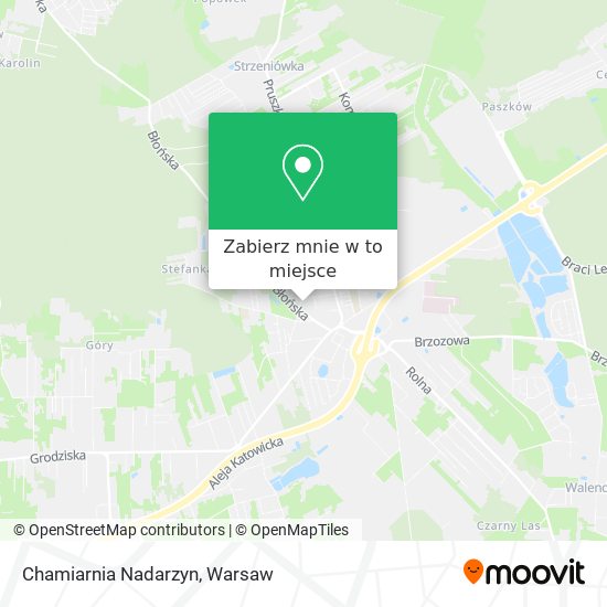 Mapa Chamiarnia Nadarzyn