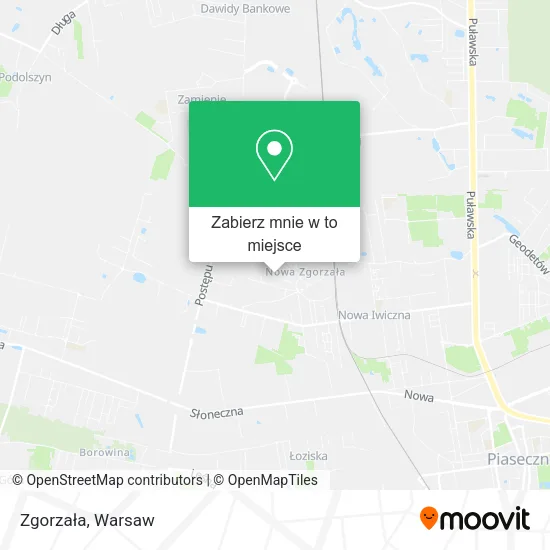 Mapa Zgorzała