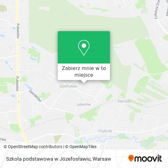 Mapa Szkoła podstawowa w Józefosławiu