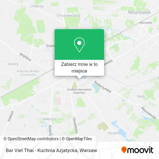 Mapa Bar Viet Thai - Kuchnia Azjatycka
