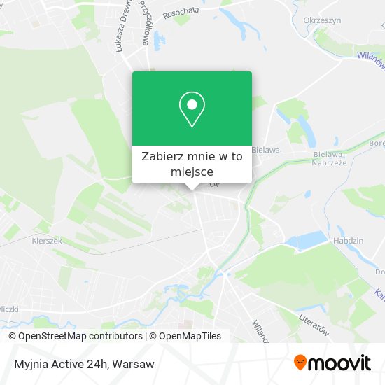 Mapa Myjnia Active 24h