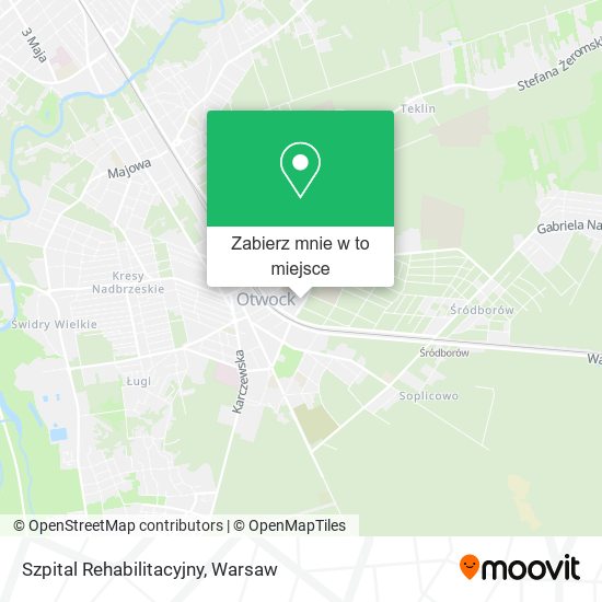 Mapa Szpital Rehabilitacyjny