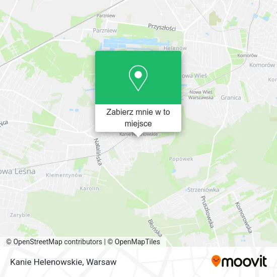 Mapa Kanie Helenowskie