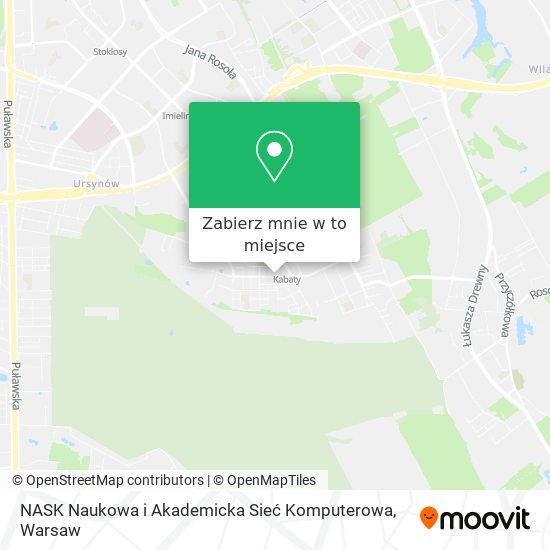 Mapa NASK  Naukowa i Akademicka Sieć Komputerowa