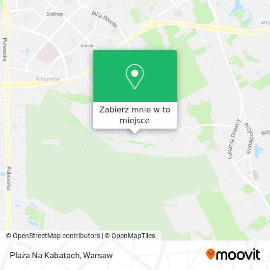 Mapa Plaża Na Kabatach