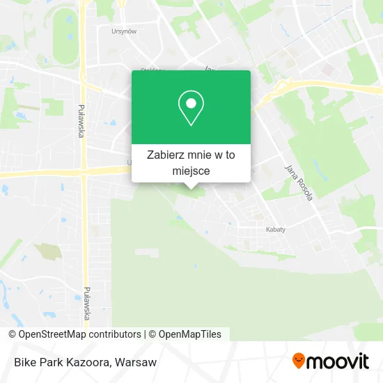 Mapa Bike Park Kazoora
