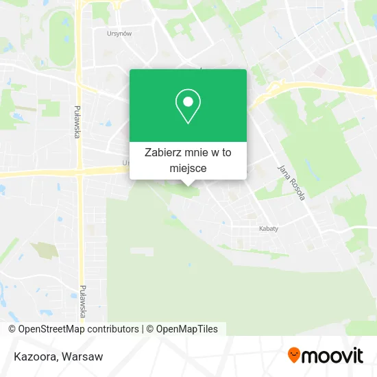 Mapa Kazoora