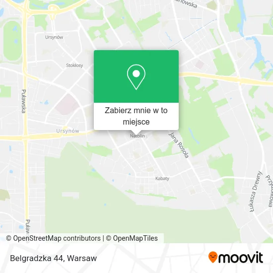 Mapa Belgradzka 44