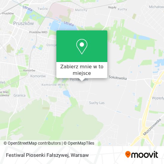 Mapa Festiwal Piosenki Fałszywej