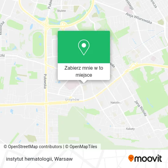 Mapa instytut hematologii